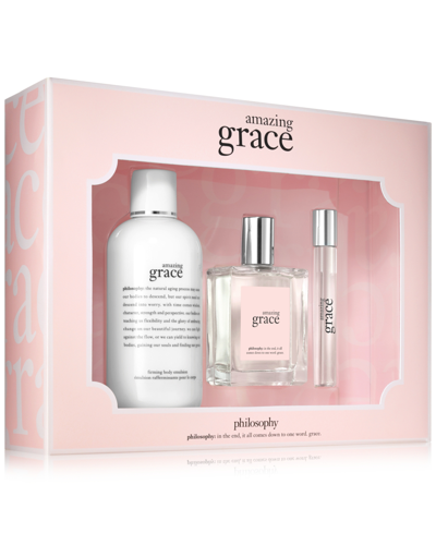 Shop Philosophy 3-pc. Amazing Grace Fragrance Set, Created For Macy's