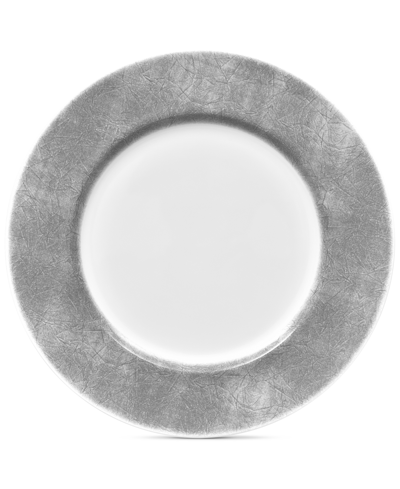 Shop Noritake Hammock Round Platter In Gray
