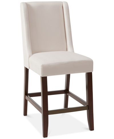Shop Madison Park Bryson Counter Stool, Quick Ship In Tan/beige