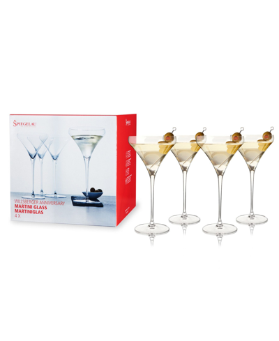 Shop Spiegelau Willsberger Martini Glasses, Set Of 4, 9.2 oz In Brown