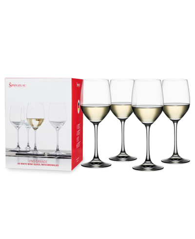 Shop Spiegelau Vino Grande White Wine Glasses, Set Of 4, 12 oz In Brown