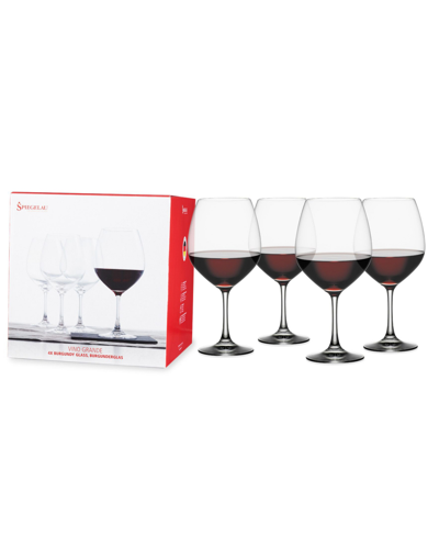 Shop Spiegelau Vino Grande Burgundy Wine Glasses, Set Of 4, 25 oz In Brown