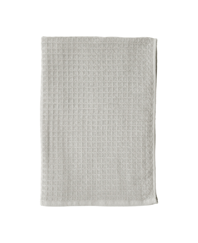 Shop Uchino Waffle Twist 100% Cotton Hand Towel Bedding In Tan/beige