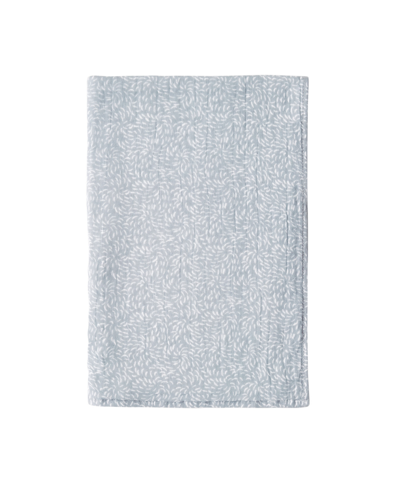 Shop Uchino Waffle Twist 100% Cotton Hand Towel Bedding In Blue