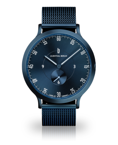 Shop Lilienthal Berlin L1 All Blue Mesh Watch 42mm