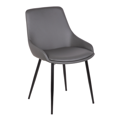 Shop Armen Living Mia Dining Chair In Gray