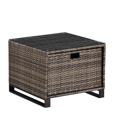 Shop Tommy Hilfiger Oceanside Outdoor Side Table With Storage In White