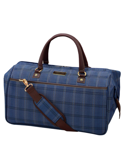 Shop London Fog Brentwood Ii 20" Wide Mouth Duffle In Blue