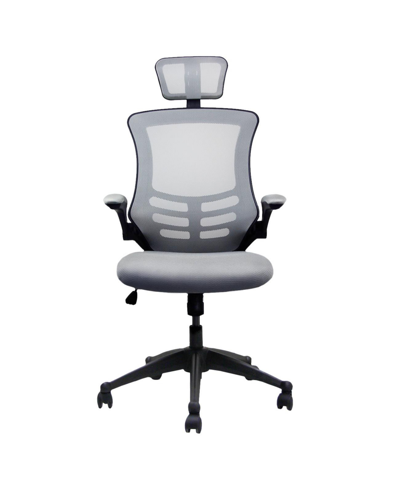 Shop Rta Products Techni Mobili Modern High-back Mesh Executive Office Chair In Gray