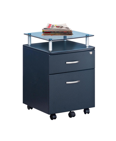 Shop Rta Products Techni Mobili Rolling File Cabinet In Gray