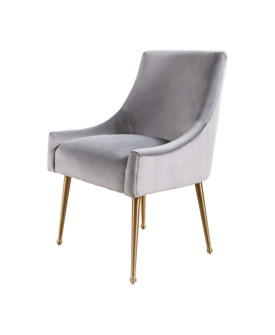 Shop Abbyson Living Dakota Dining Chair In Gray