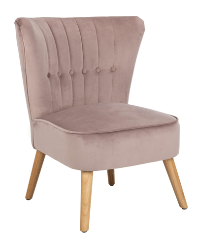 Shop Safavieh June Accent Chair In Purple