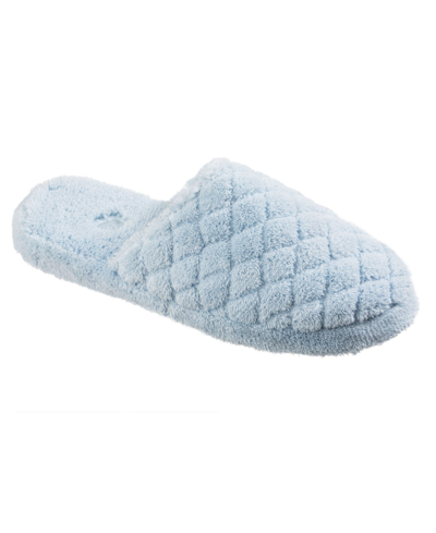 Shop Acorn Women's Spa Quilted Clog Slippers Women's Shoes In Blue