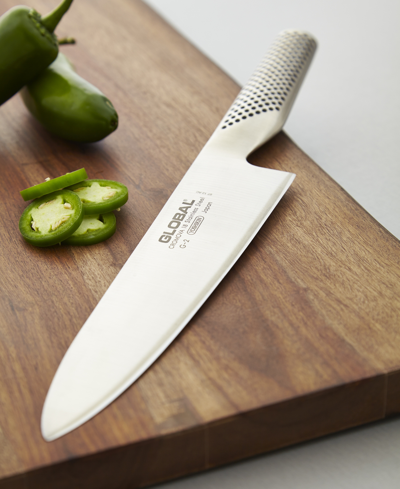 Shop Global 8" Chef's Knife In Silver