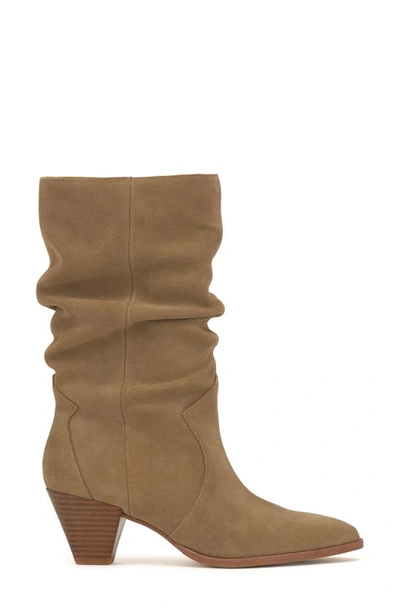 Shop Vince Camuto Sensenny Slouch Pointed Toe Boot In New Tortilla