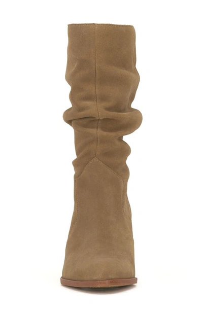 Shop Vince Camuto Sensenny Slouch Pointed Toe Boot In New Tortilla