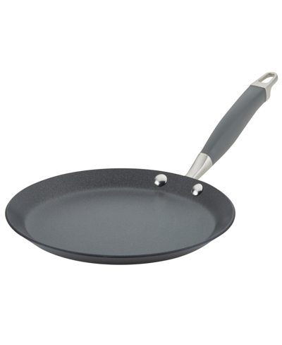 Shop Anolon Advanced Home Hard-anodized 9.5" Nonstick Crepe Pan In Gray