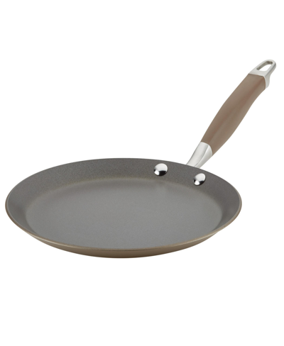 Shop Anolon Advanced Home Hard-anodized 9.5" Nonstick Crepe Pan In Brown