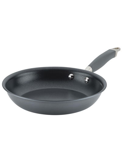 Shop Anolon Advanced Home Hard-anodized Nonstick 10.25" Skillet In Gray
