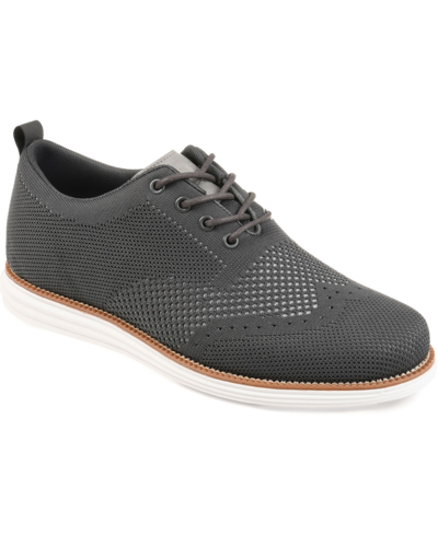 Shop Vance Co. Men's Ezra Knit Dress Shoe Men's Shoes In Gray