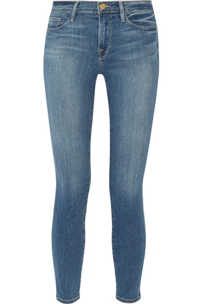 Frame Le Skinny De Jeanne Crop Mid-rise Jeans