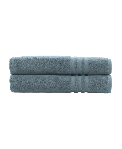 Shop Linum Home Denzi 2-pc. Bath Towel Set Bedding In Blue