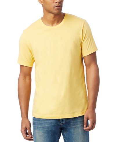 Shop Alternative Apparel Men's Short Sleeves Go-to T-shirt In Yellow