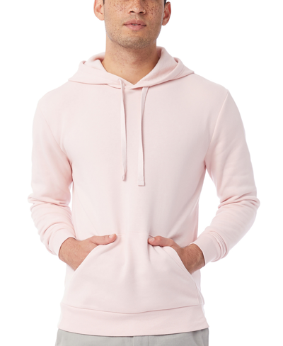 Shop Alternative Apparel Men's Eco-cozy Pullover Hoodie In Pink