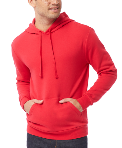 Shop Alternative Apparel Men's Eco-cozy Pullover Hoodie In Red