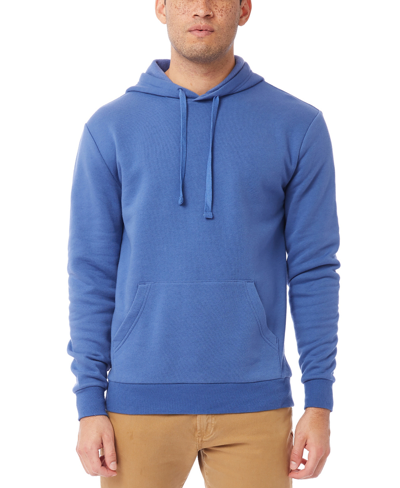 Shop Alternative Apparel Men's Eco-cozy Pullover Hoodie In Blue