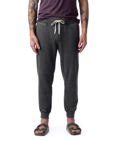 Shop Alternative Apparel Men's Campus French Terry Joggers In Black