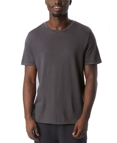 Shop Alternative Apparel Men's Outsider Heavy Wash Jersey T-shirt In Gray