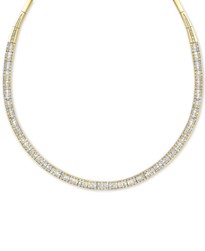 Shop Effy Collection Classique By Effy Diamond Diamond Necklace (4-1/6 Ct. T.w.) In 14k Yellow Or White Gold