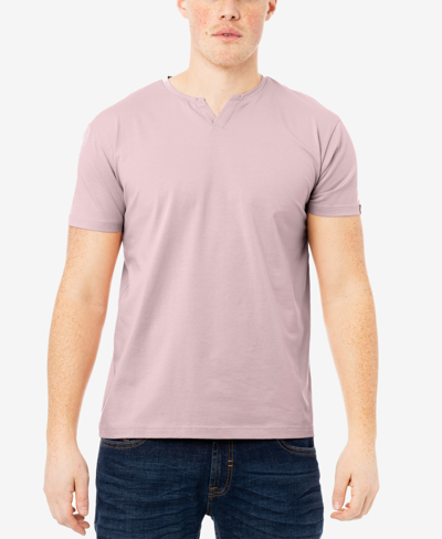 Shop X-ray Men's Basic Notch Neck Short Sleeve T-shirt In Purple