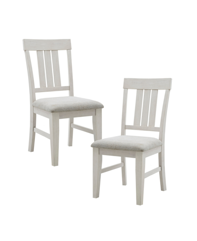 Shop Ink+ivy Sonoma Dining Side Chair, Set Of 2 In White