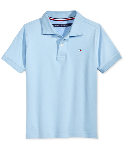 Shop Tommy Hilfiger Big Boys Ivy Stretch Polo Shirt In Blue