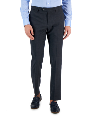 Shop Tommy Hilfiger Men's Modern-fit Th Flex Stretch Wool Suit Separate Pants In Gray