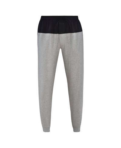 Shop Hanes Platinum Hanes 1901 Men's French Terry Jogger With Front And Back Yoke In Gray
