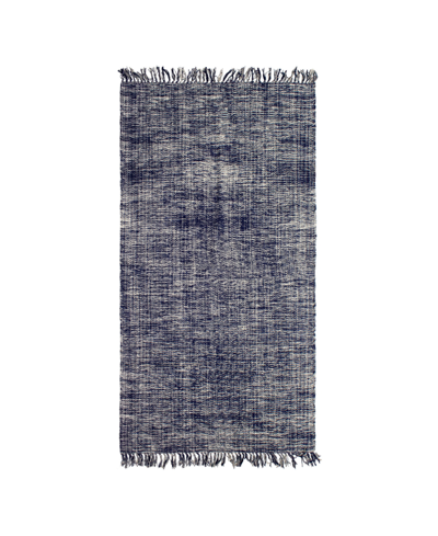 Shop French Connection Yoshi 3' X 5' Casual Accent Rug Bedding In Blue