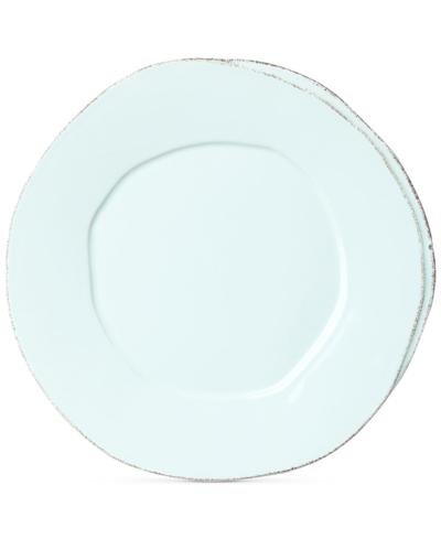 Shop Vietri Lastra Collection European Dinner Plate In Blue