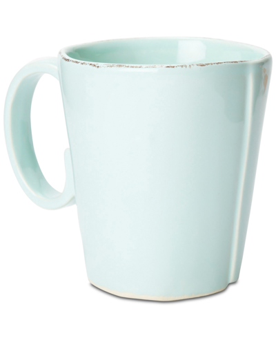 Shop Vietri Lastra Collection Mug In Blue