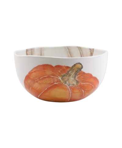 Shop Vietri Pumpkins Deep Serving Bowl In Multi