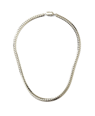 Shop Eliot Danori Plain Curb Link Necklace, Created For Macy's In Silver