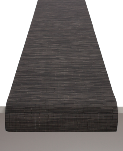Shop Chilewich Bamboo Woven Table Runner In Gray