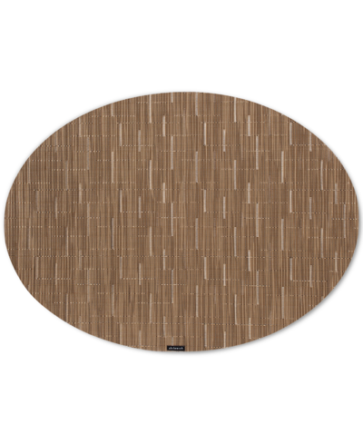 Shop Chilewich Bamboo Oval Placemat In Tan/beige