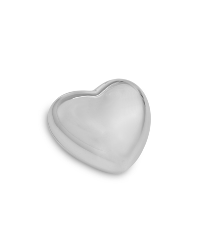 Shop Nambe Loving Heart Box In Silver