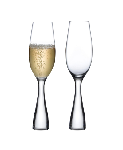 Shop Nude Glass 2 Piece Wine Party Champagne Glass, 8.5 oz In White