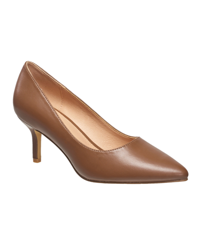 Shop French Connection Women's Kate Classic Pointy Toe Stiletto Pumps Women's Shoes In Brown