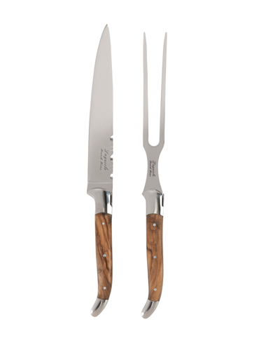 Shop French Home Laguiole Carving Knife, Set Of 2 In Orange