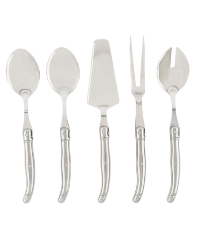 Shop French Home Laguiole Hostess, Set Of 5 In Silver